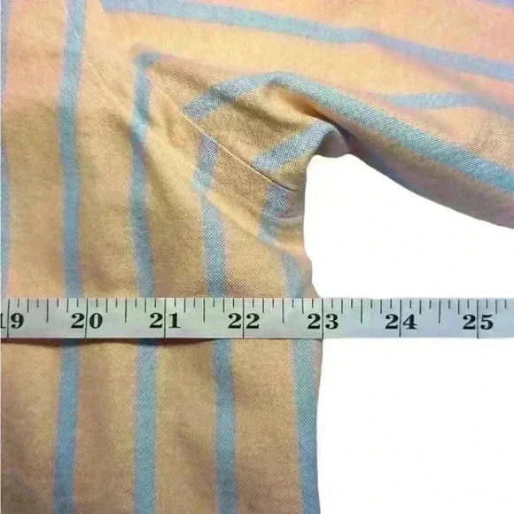 Men’s Ralph Lauren 100% Cotton Striped Long Sleeved Button Down- Size 33, 15 1/2 - Picture 9 of 12